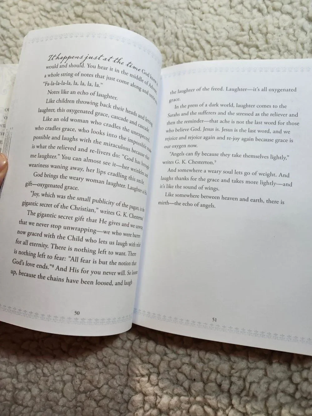 Ann Voskamp The Greatest Gift Hardcover Devotional Advent Christms 9781414387086 - Picture 7 of 13
